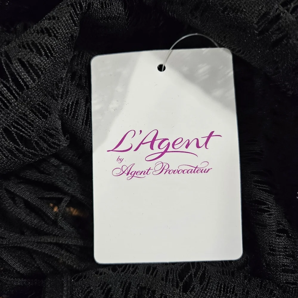 NWT L'agent By Agent Provocateur Karrie Fringe Swimsuit Cover-Up Size M - Picture 6 of 7